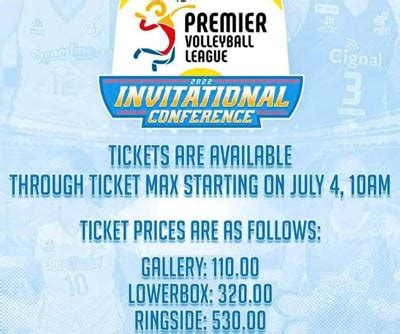pvl ticket selling|PVL tickets go on sale Monday .